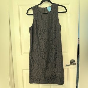 Black shift dress